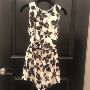 LF cutout floral romper.